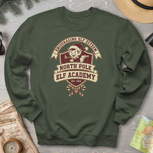 North Pole Elf Academy Sweatshirt