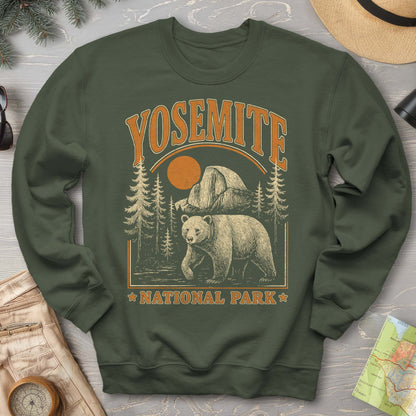 Yosemite National Park "Vintage El Capitan" Bear Sweatshirt