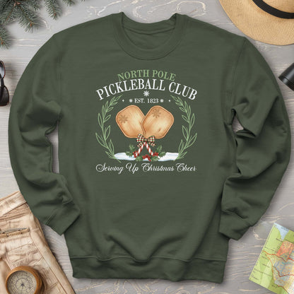 North Pole Pickleball Club Sweatshirt