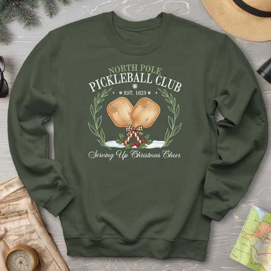 North Pole Pickleball Club Sweatshirt