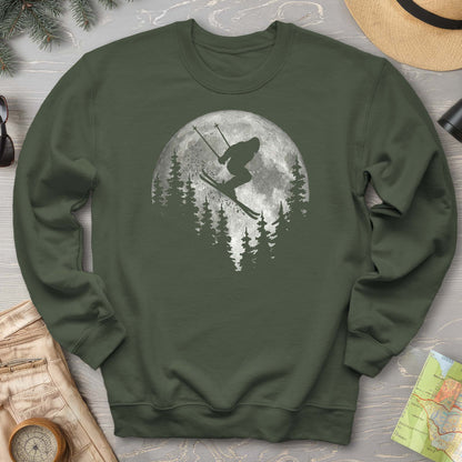 Bigfoot Ski Moon Sweatshirt