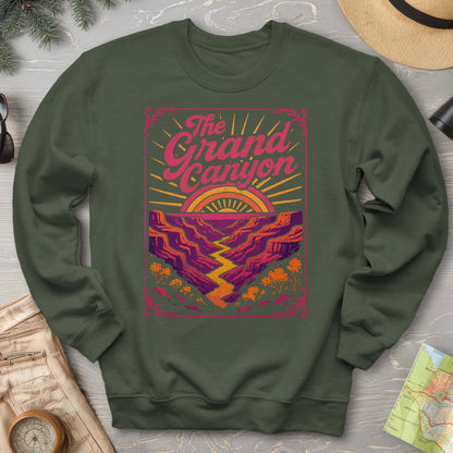 Grand Canyon Retro Neon Sweatshirt