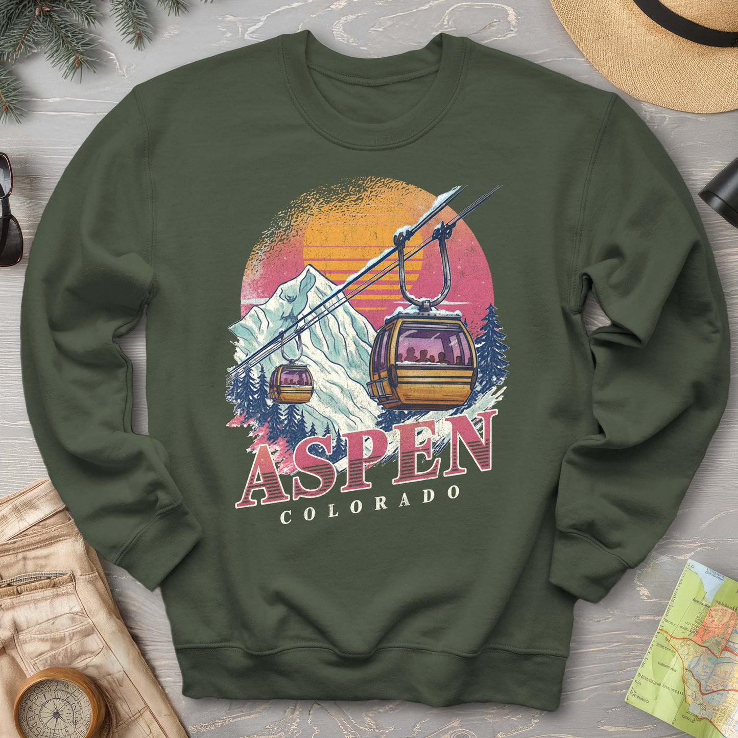 Aspen Retro Blast Sweatshirt