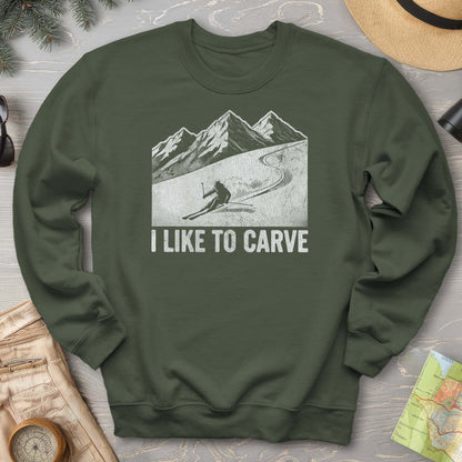 I Like To Carve Sweatshirt
