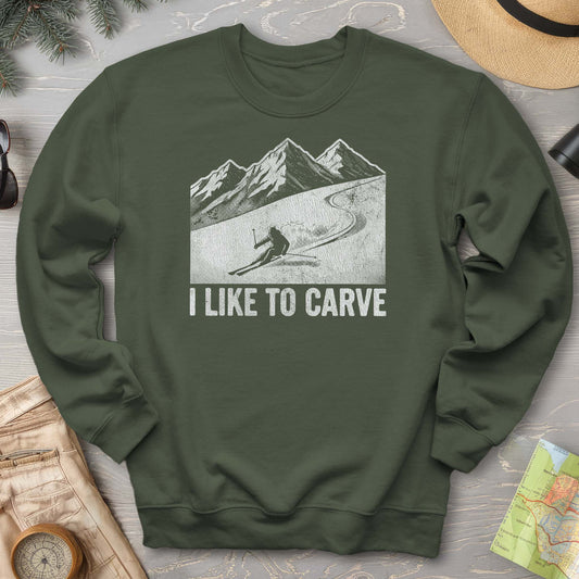 I Like To Carve Sweatshirt