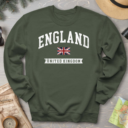 England Varsity Flag Sweatshirt