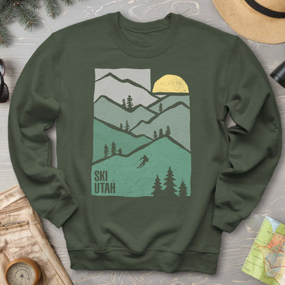 Ski Utah Mountains Sweatshirt