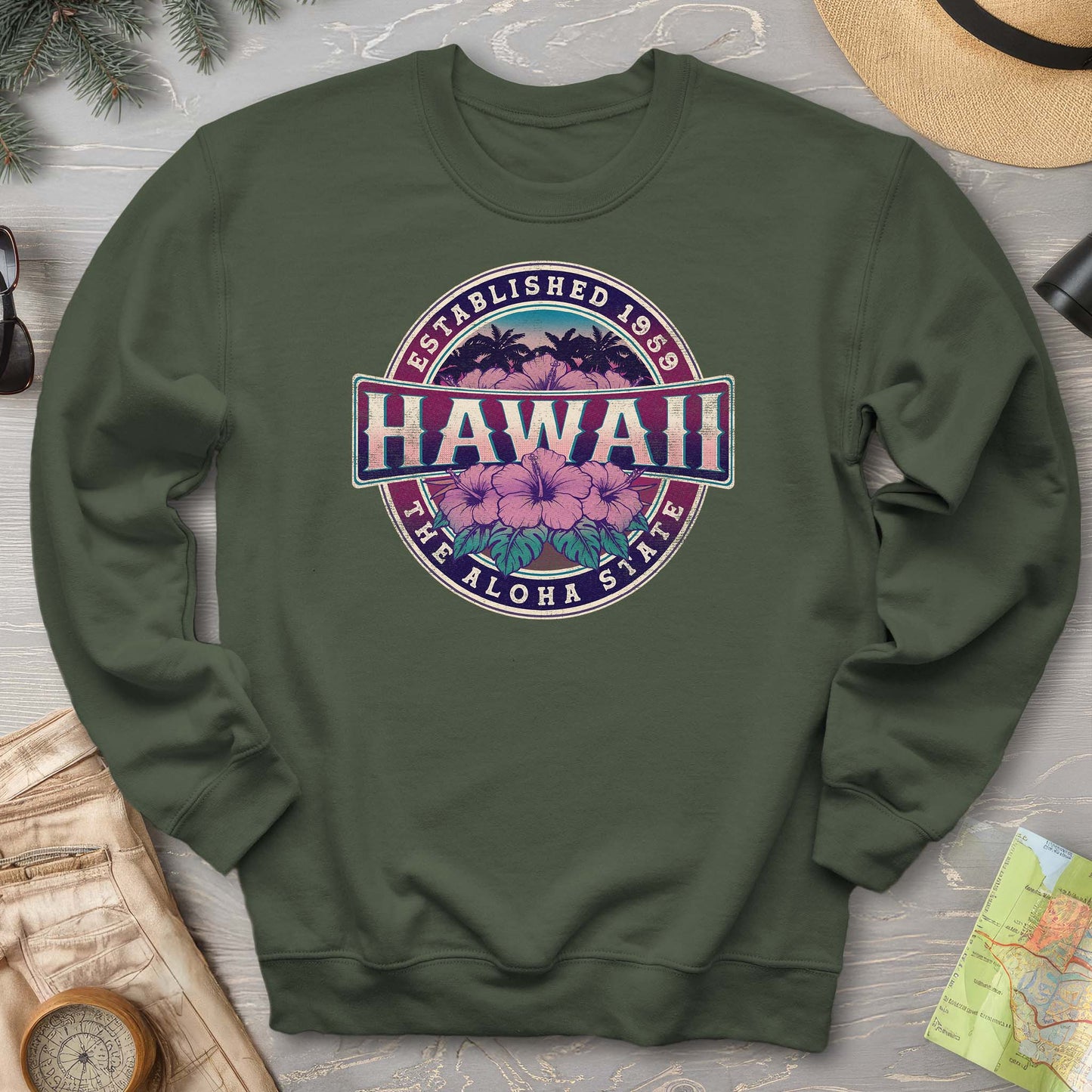 Hawaii Badge Sweatshirt