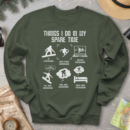 Spare Time Snowboard Sweatshirt