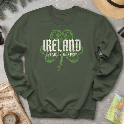 Ireland Gothic Shamrock Sweatshirt