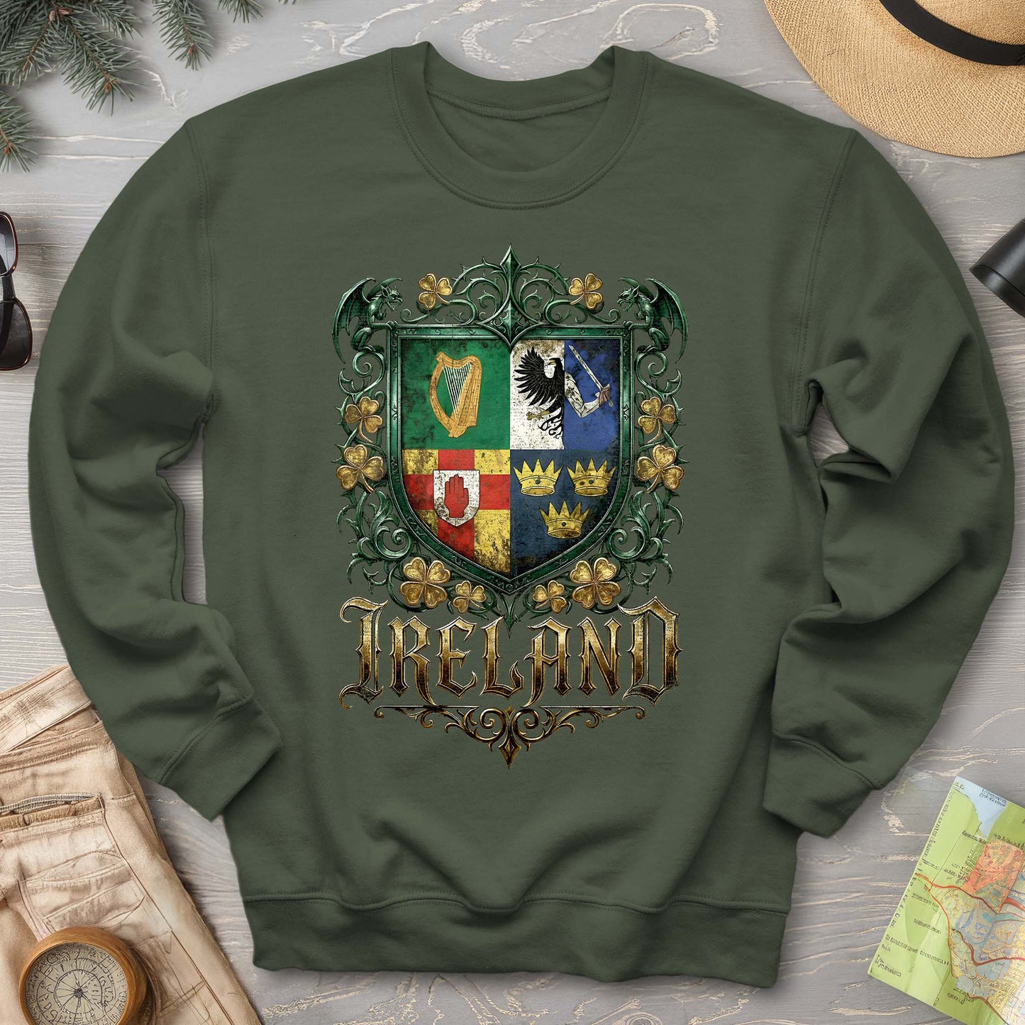 Irish Gothic Arms Sweatshirt