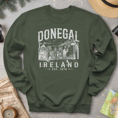 Donegal Ireland Vintage Print Sweatshirt
