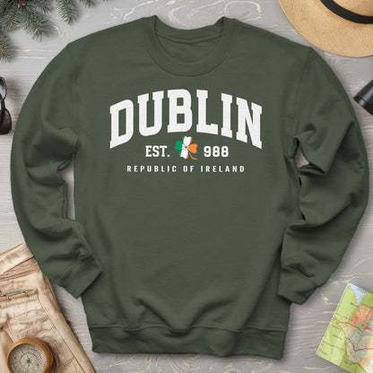 Dublin Varsity Flag Sweatshirt