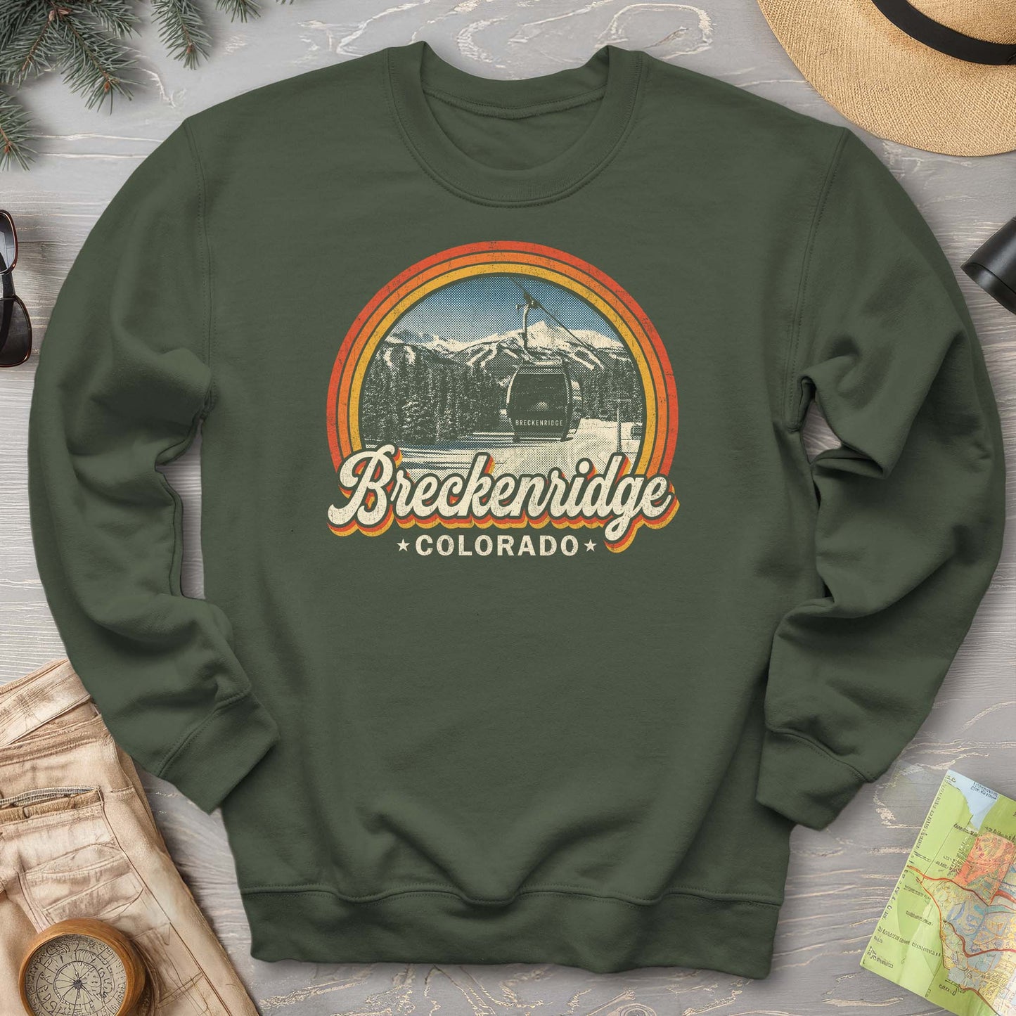 Breckenridge Retro Gondola Sweatshirt