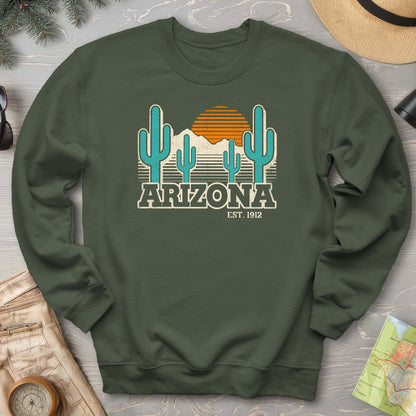 Arizona Retro Cactus Sweatshirt