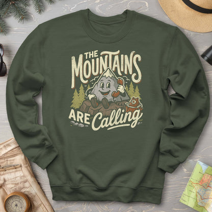 Mountains Calling Retro Sweatshirt