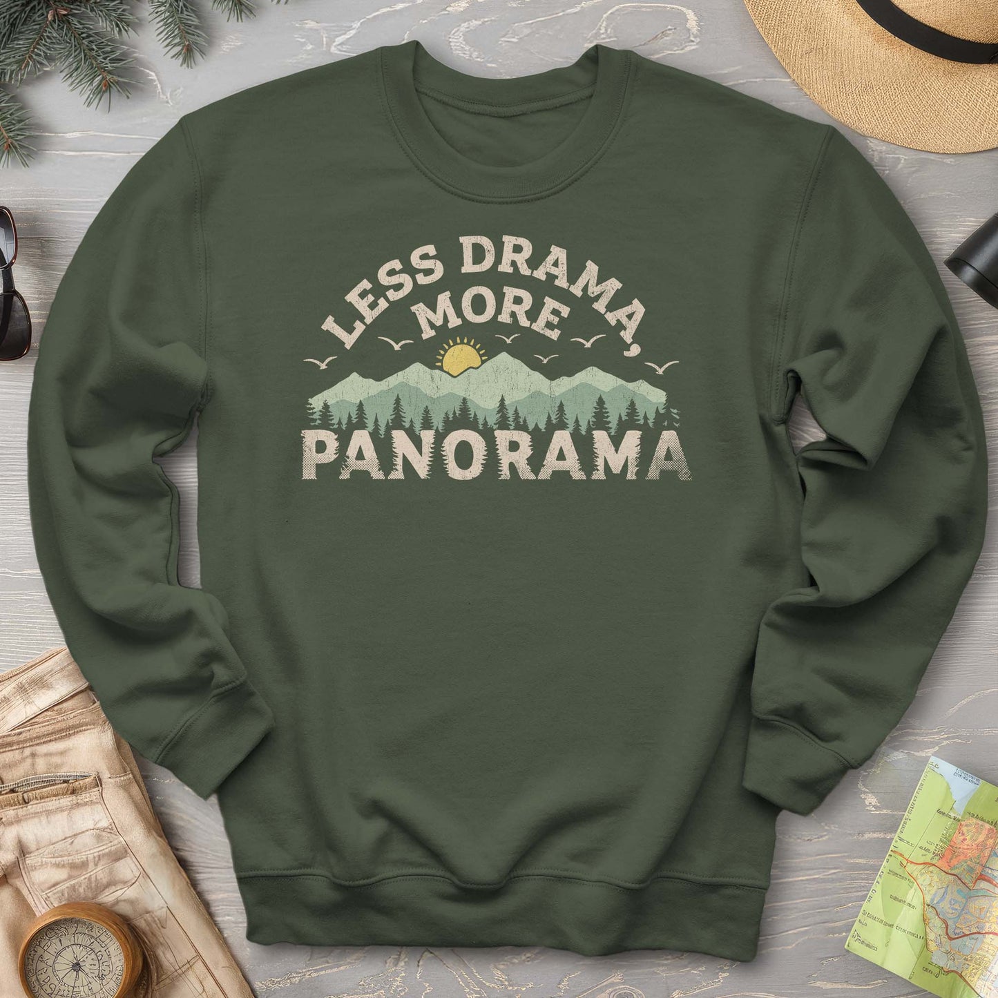 Less Drama More Panorama Sweatshirt