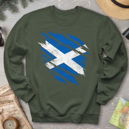 Scotland Weathered Flag Sweatshirt