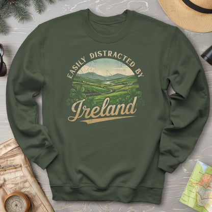 Distracted By Ireland Sweatshirt