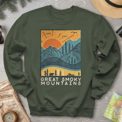 Smoky Mountains Scandi Sweatshirt