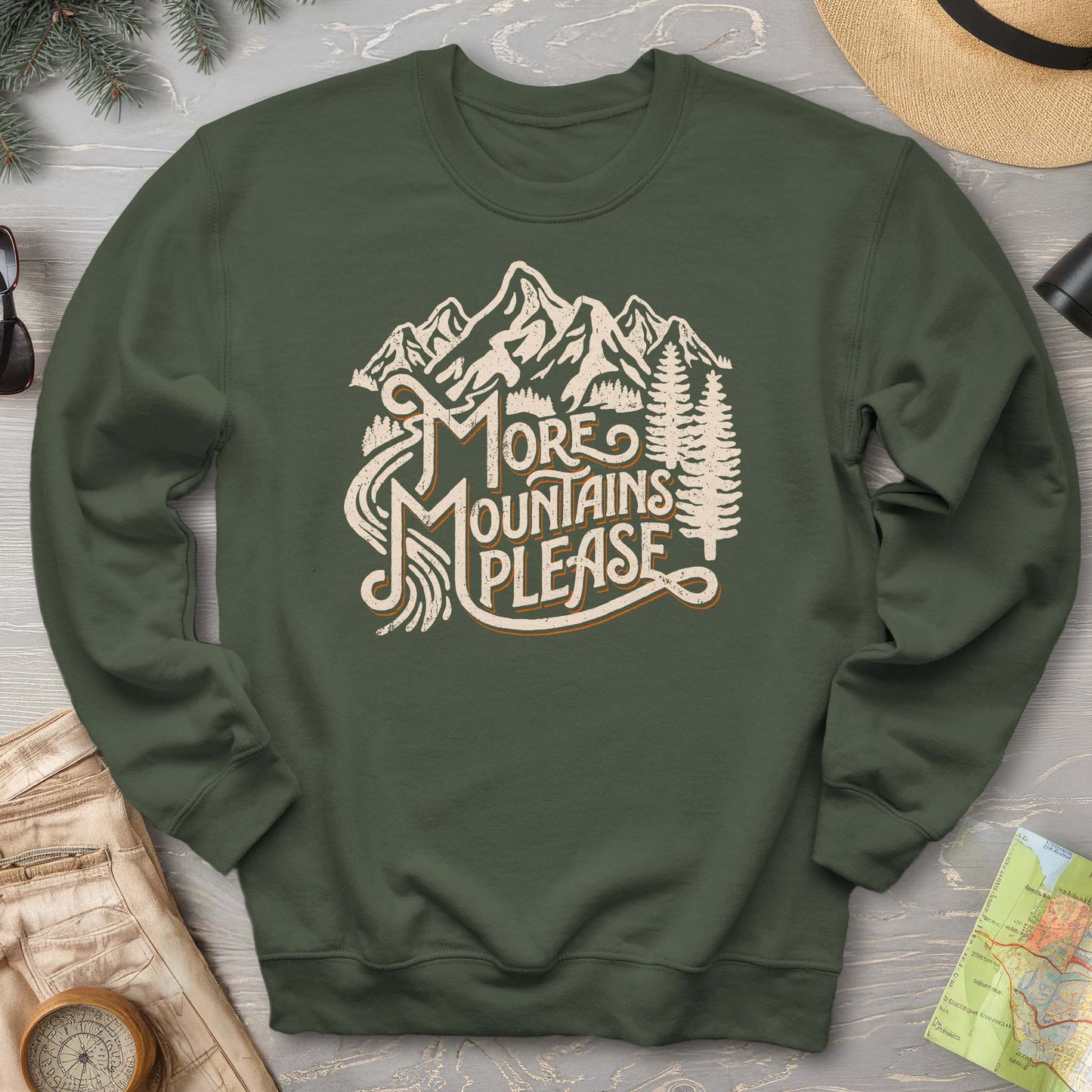 More Mountains Please Sweatshirt