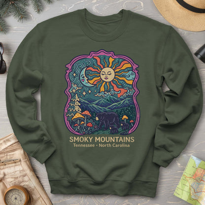 Smoky Mountains Groovy Bears Sweatshirt