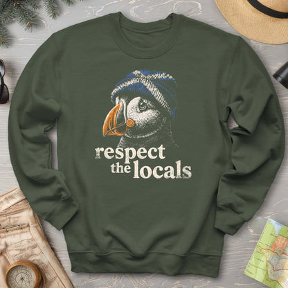 Puffin Scotland Beanie Sweatshirt