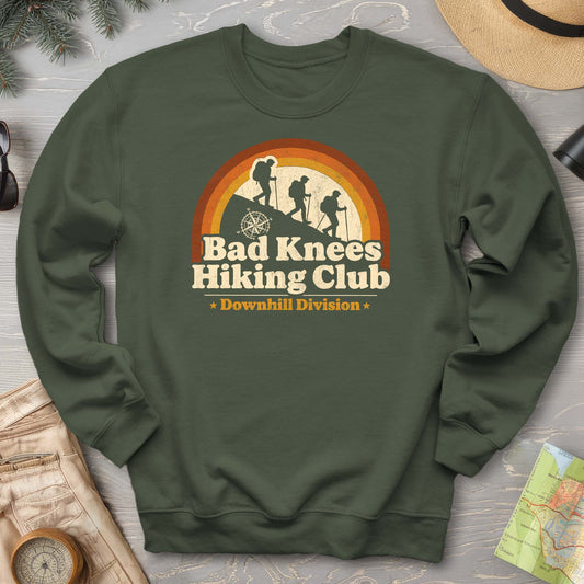 Bad Knees Hiking Club Sweatshirt