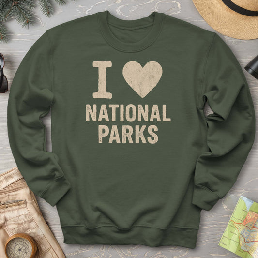 I Love National Parks Vintage Sweatshirt