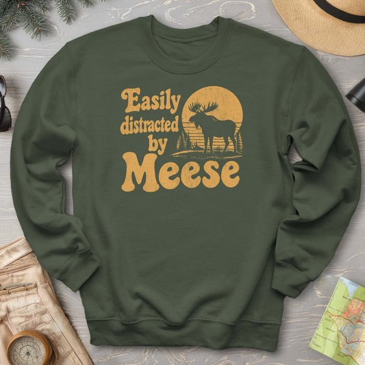 Easily Distracted By Meese Sweatshirt