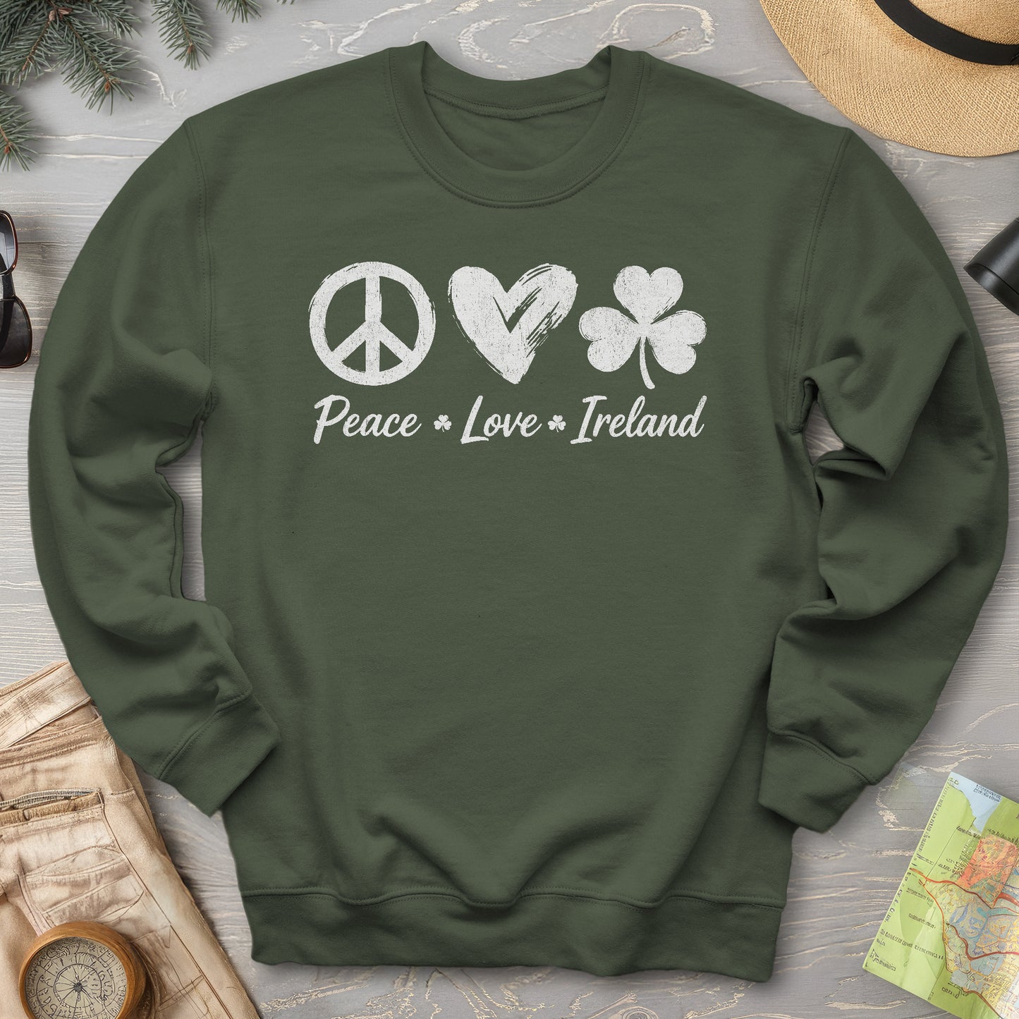 Peace Love Ireland Sweatshirt