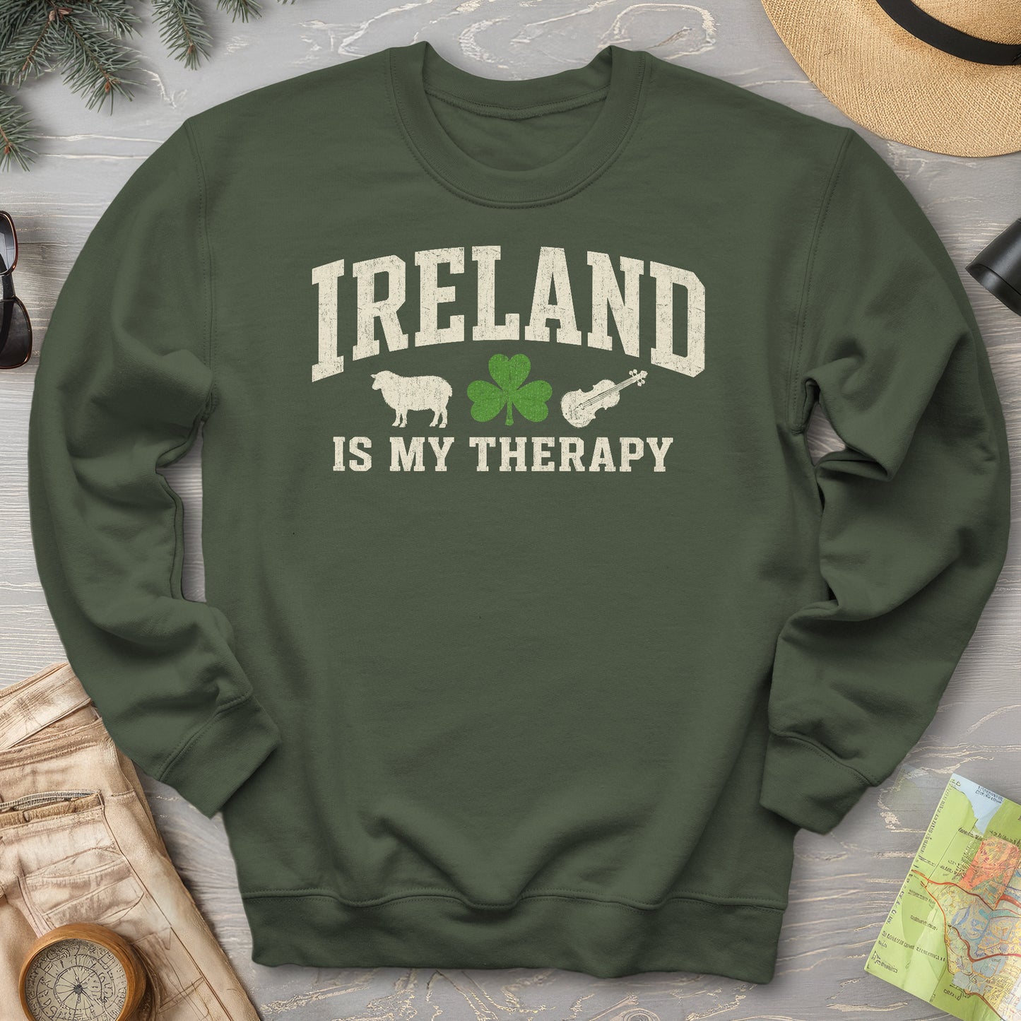 Ireland Is My Therapy Sweatshirt