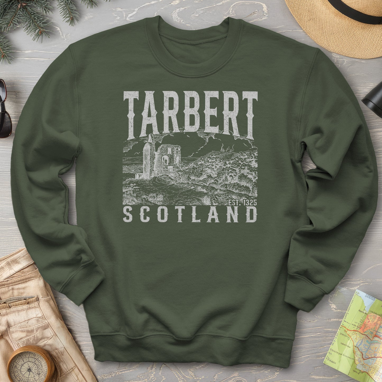 Tarbert Scotland Sketch Sweatshirt