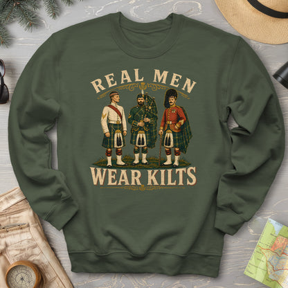 Real Men Wear Kilts Sweatshirt