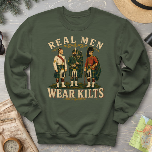 Real Men Wear Kilts Sweatshirt