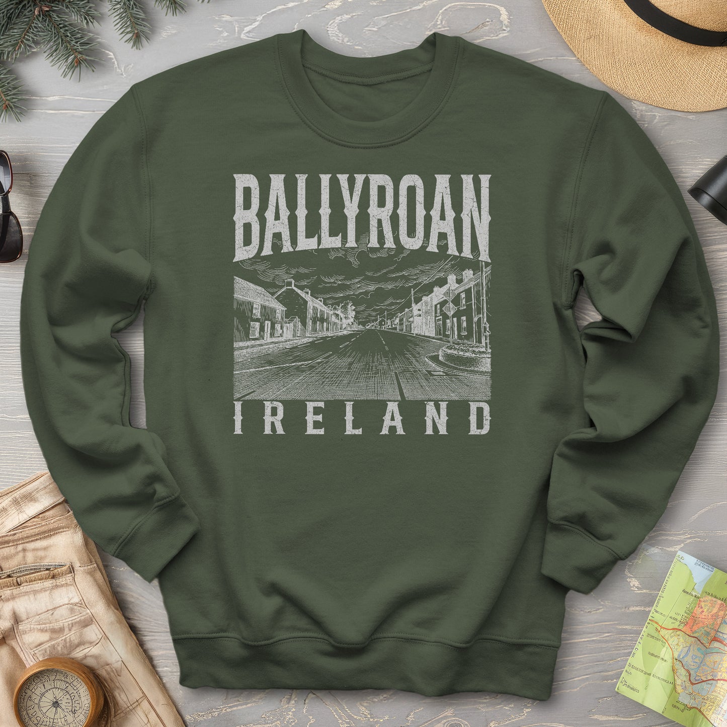 Ballyroan Ireland Sketch Sweatshirt