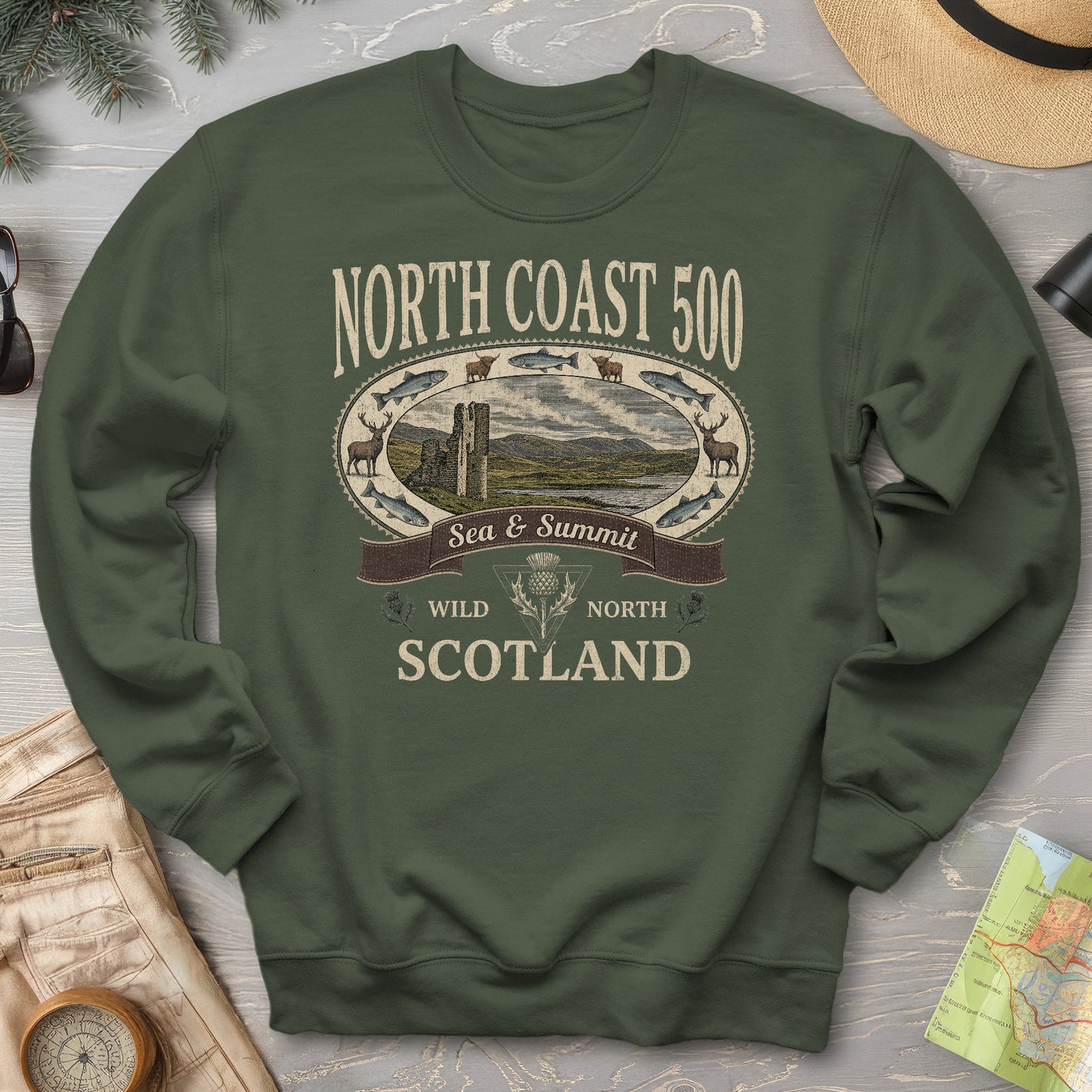 North Coast 500 Heritage Sweatshirt