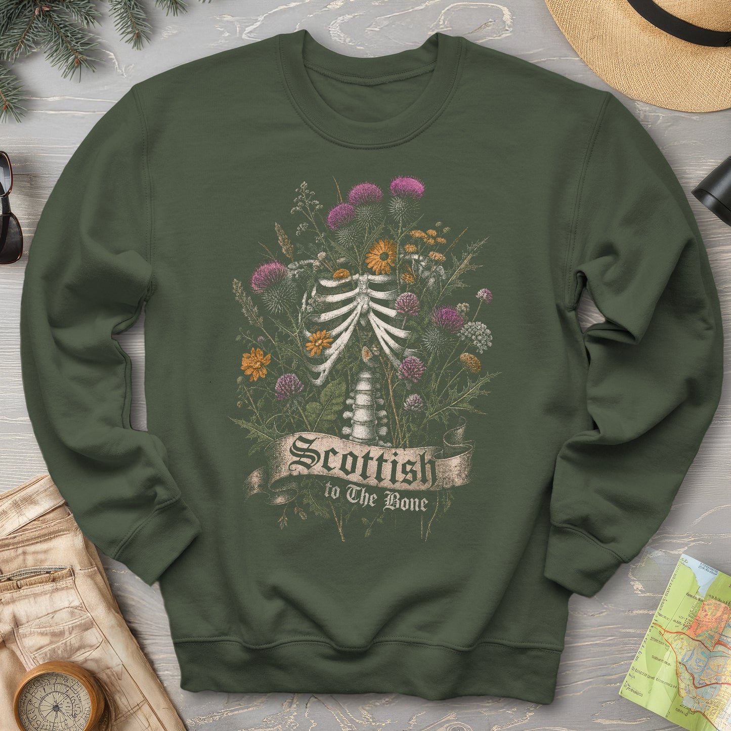 Scottish Bone Bouquet Sweatshirt
