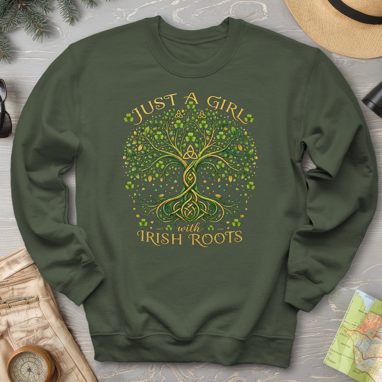 Irish Roots Girl Sweatshirt