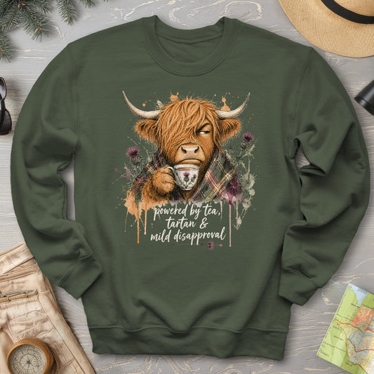 Mild Disapproval Tartan Sweatshirt