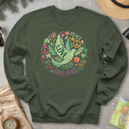 Ireland Peace Dove Sweatshirt