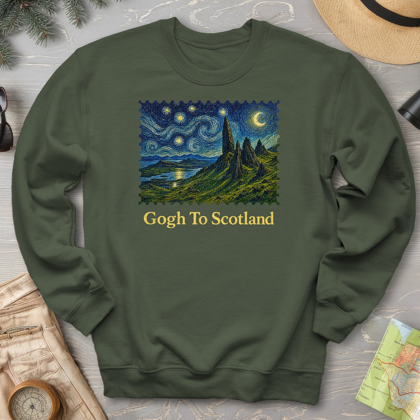 Gogh To Scotland Sweatshirt