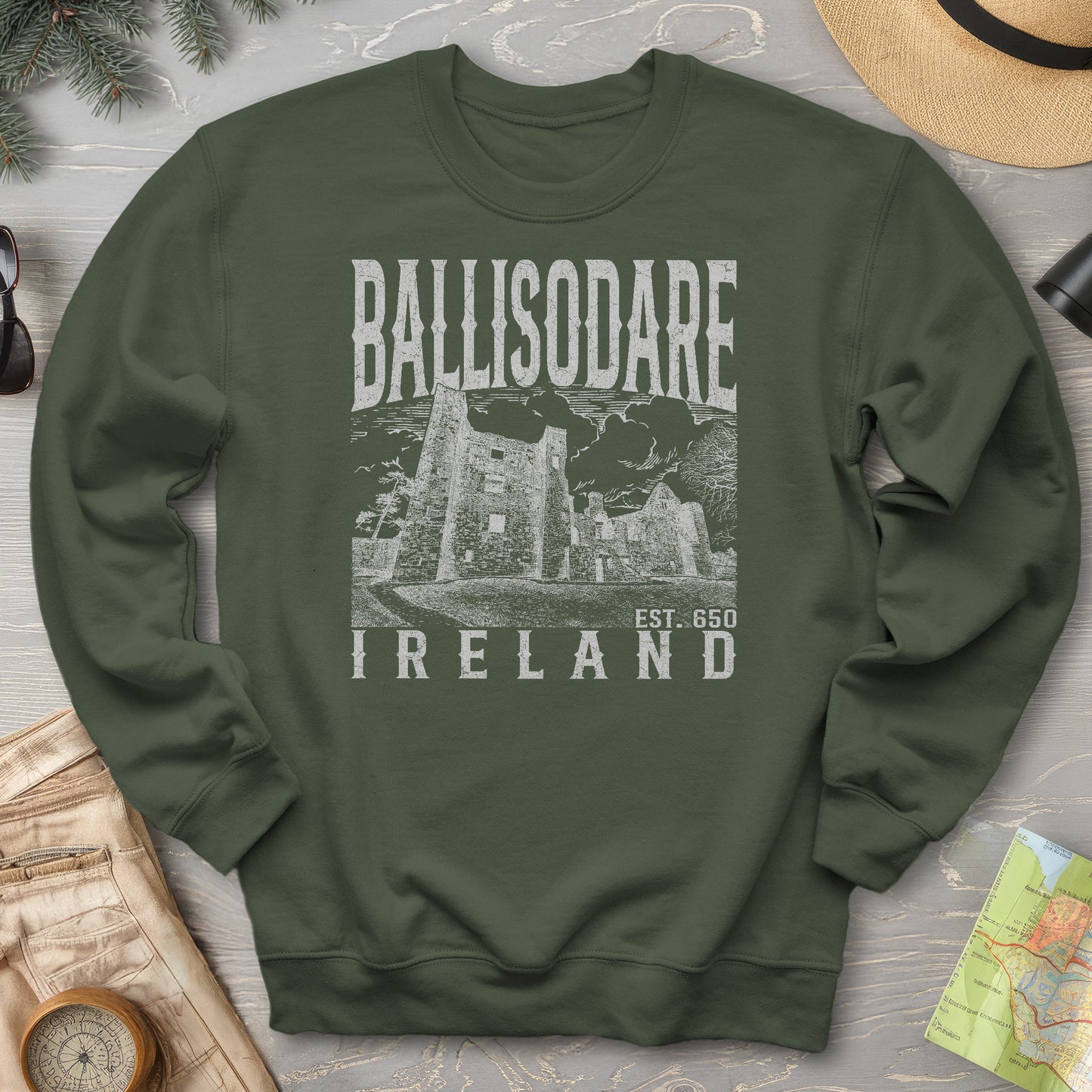 Ballisodare Ireland Sketch Sweatshirt