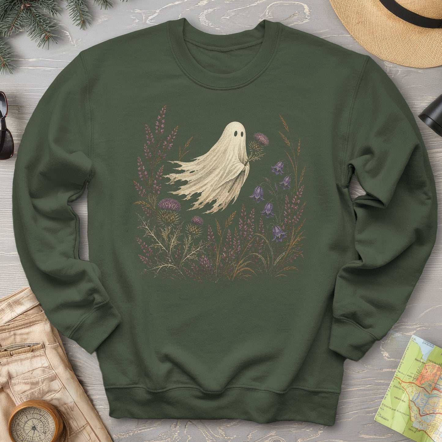 Thistle Ghost Florals Sweatshirt