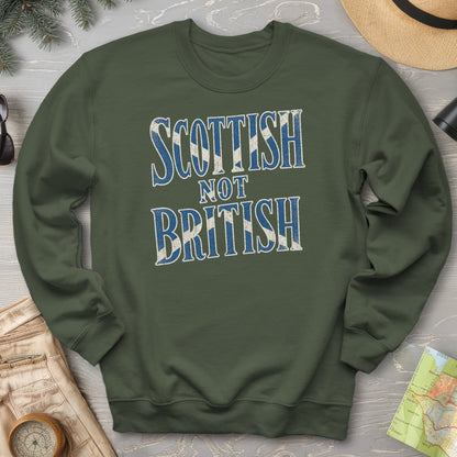 Scottish Not British Sweatshirt