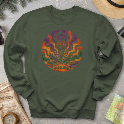 Groovy Scotland Thistle Sweatshirt