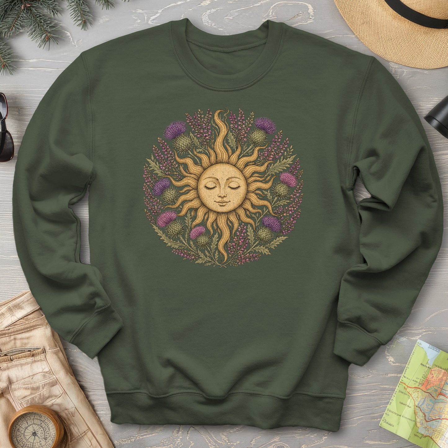 Thistle Celestial Sun Sweatshirt