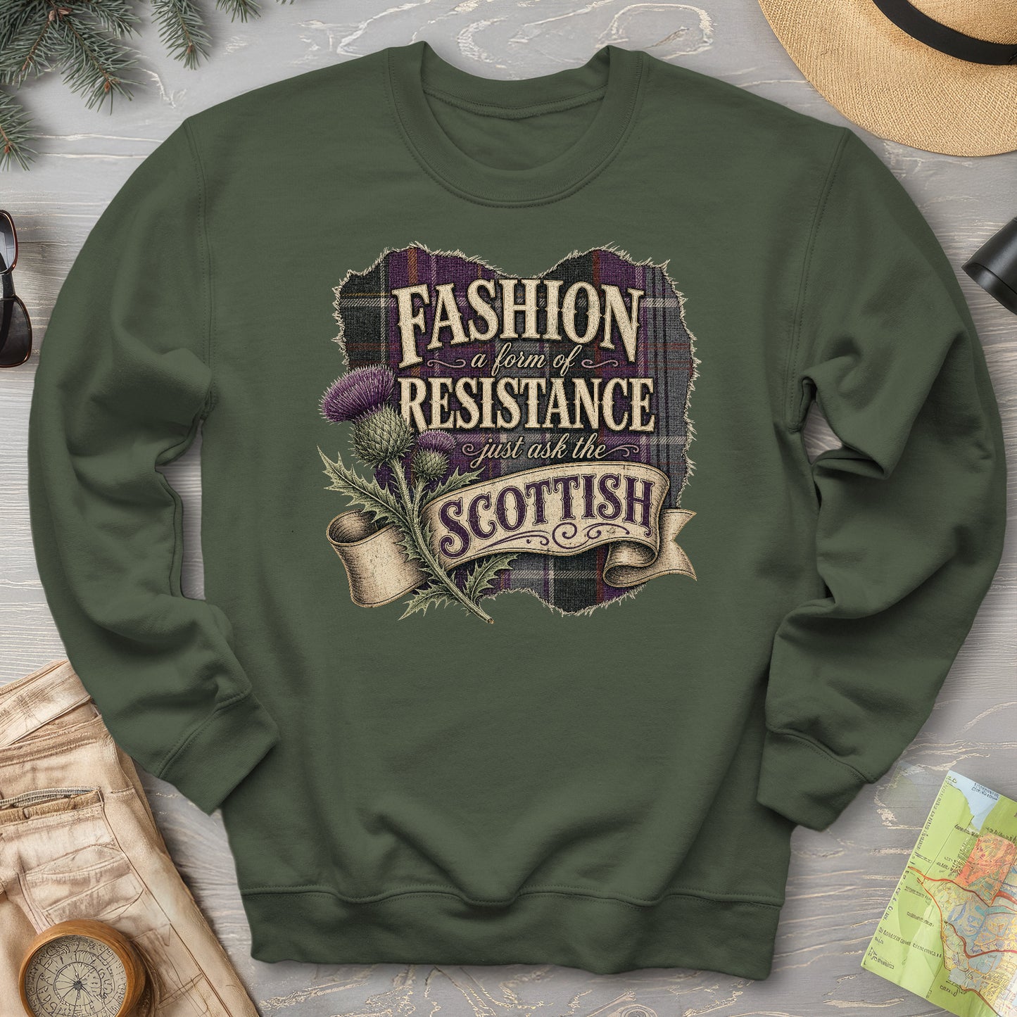 Fashion Resistance Scottish Sweatshirt