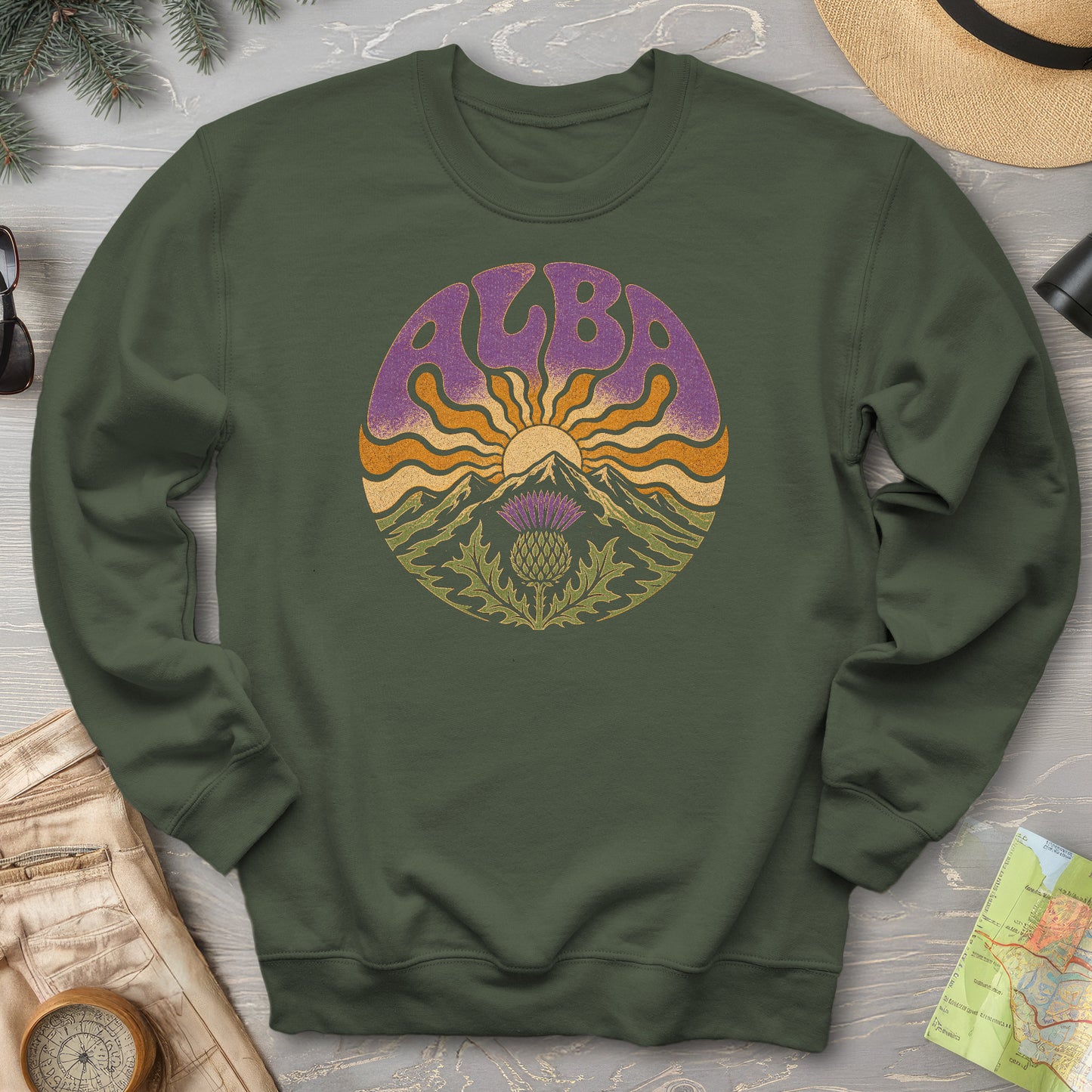 Alba Groovy Sunrise Sweatshirt