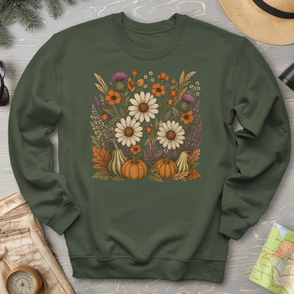 Pumpkin Florals Sweatshirt